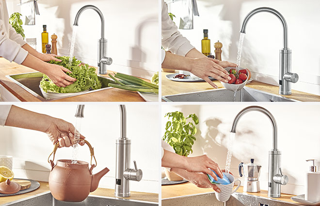 Rovus Instant Heating Faucet Kitchen